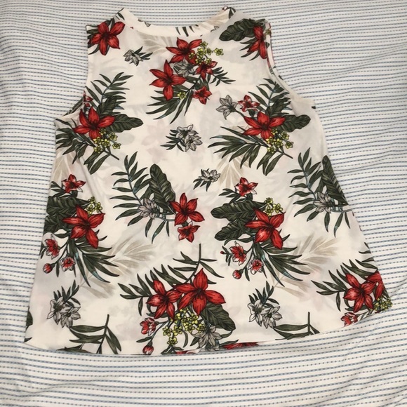 Lily Morgan Sleeveless Floral Top Women’s Size L - Picture 10 of 10